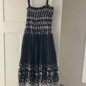 Black, sequin sundress